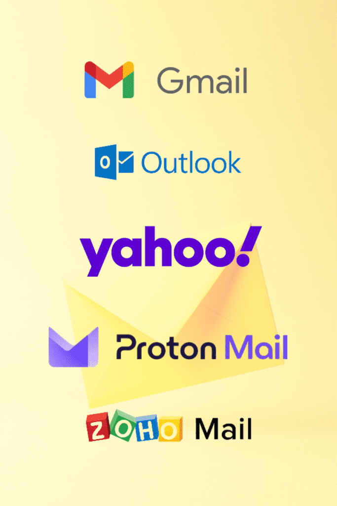 My list of some of the top email providers out there