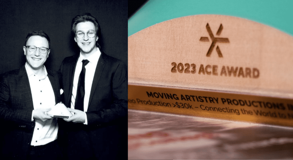 Moving Artistry Production Wins a 2023 ACE Award